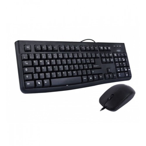 TASTIERA+MOUSE ADJ KIT USB 3D KT131 BK