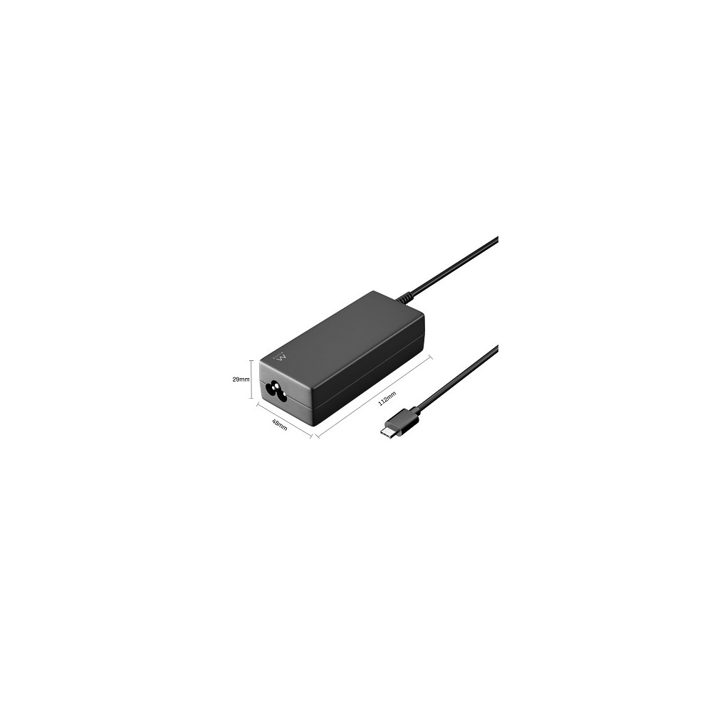 ALIMENTATORE EWENT PER NOTEBOOK USB-C 65W