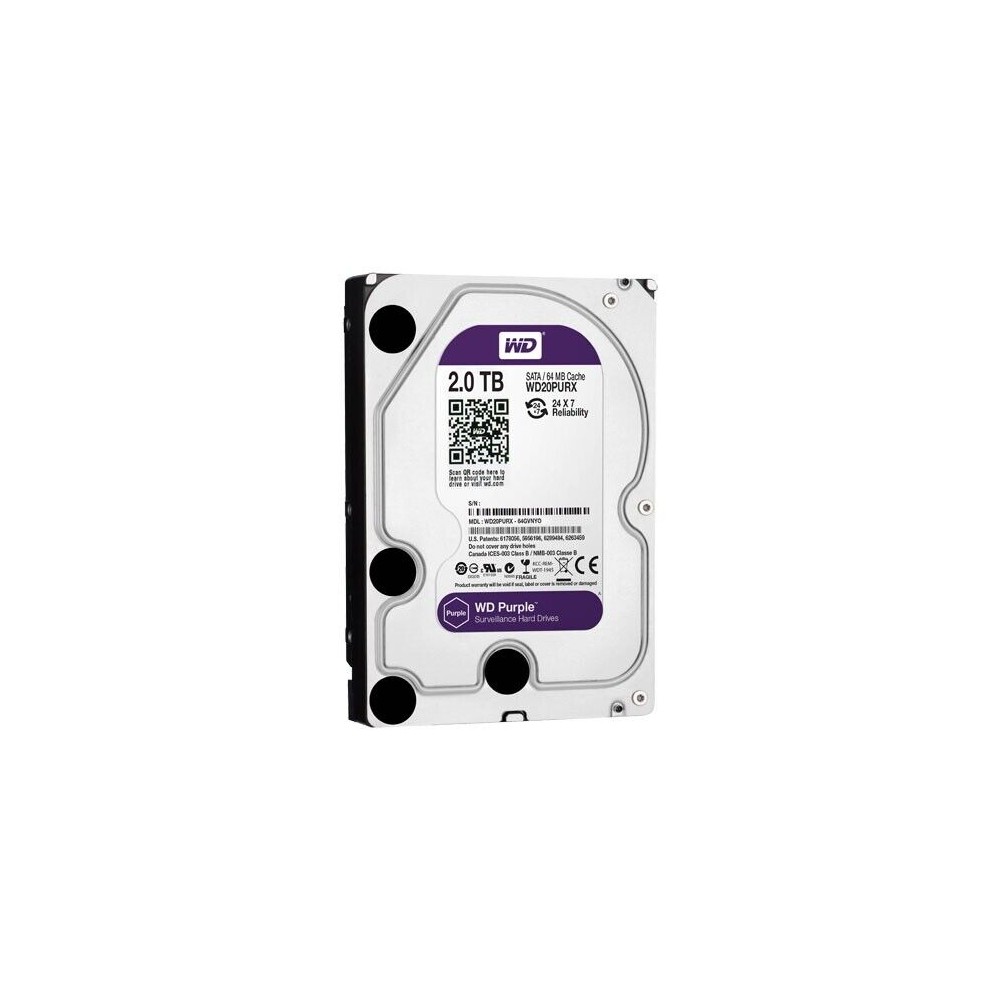 HDD 3,5 2TB 5400RPM 64MB PURPLE