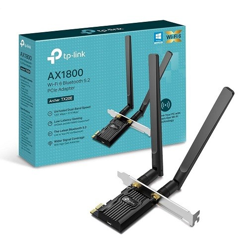 SCHEDA DI RETE TP-LINK Archer TX20E PCIe BLUETOOTH 5.2