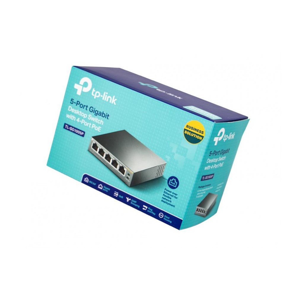SWITCH TP-LINK 5P GIGABIT 4P POE 56W