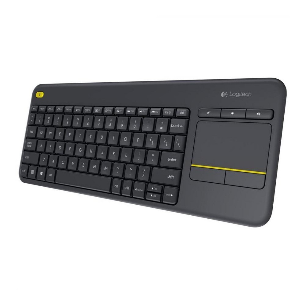 TASTIERA LOGITECH K400 PLUS BK CON TOUCH