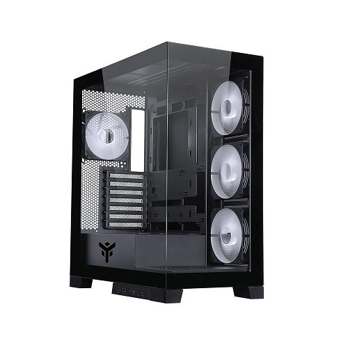 CASE SHOWBUI 45W - GAMING TOWER, ATX 4x12cm ARGB fan, 2xUSB3, Type-C, Side & Front Panel Temp Glass,