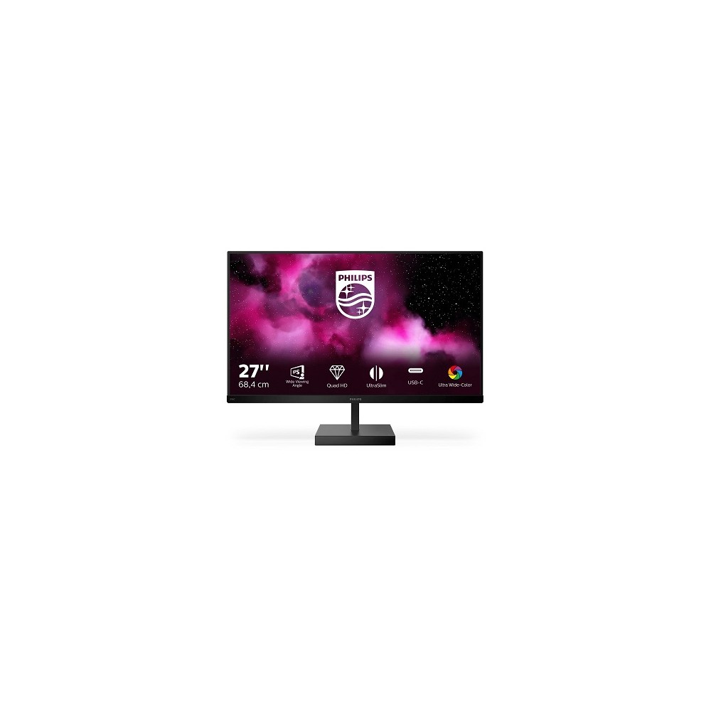 MONITOR PHILIPS 27 LED IPS, 16:9 4MS 350 CDM, USB-C DOCK, HDMI