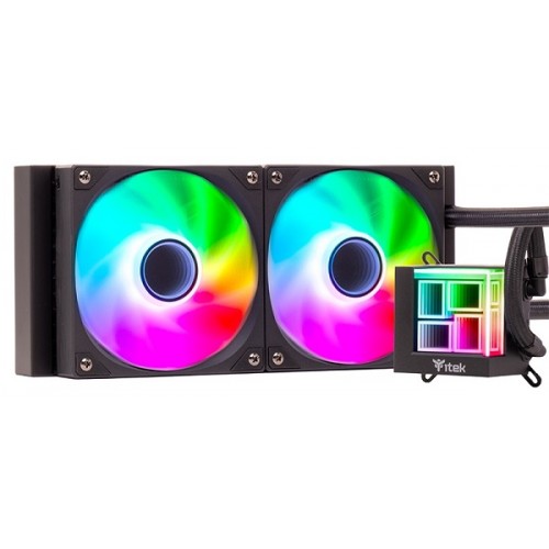DISSIPATORE ITEK A LIQUIDO HYDRO CUBE 240B ARGB
