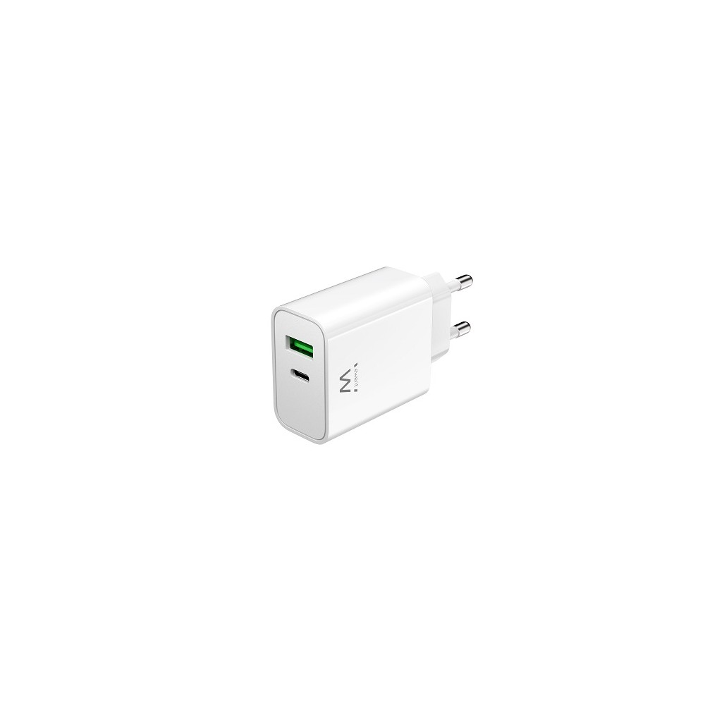 CARICATORE EWENT RAPIDO USB-C e QC3.0 da 30W