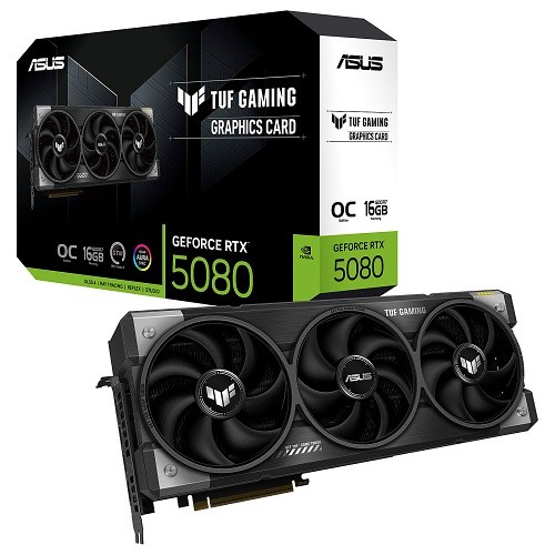 VGA ASUS GEFORCE RTX 5080 TUF GAMING 16GB GDDR7 DLSS4