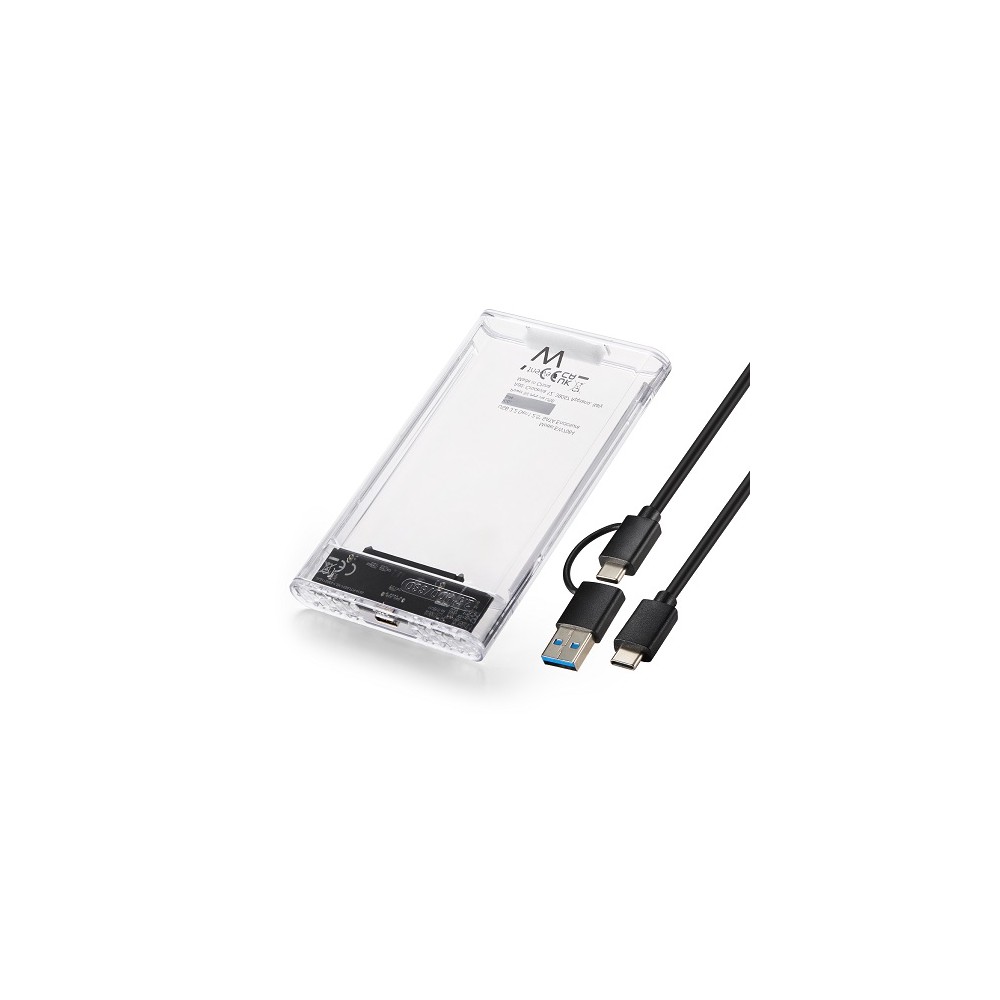 BOX EWENT HD/SSD SATA 2,5 USB TYPE C 3.2 Gen1, USB-C+A