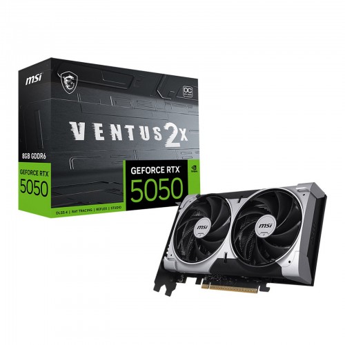 VGA MSI GEFORCE RTX 5050 8GB VENTUS 2X OC ATX DUAL FAN