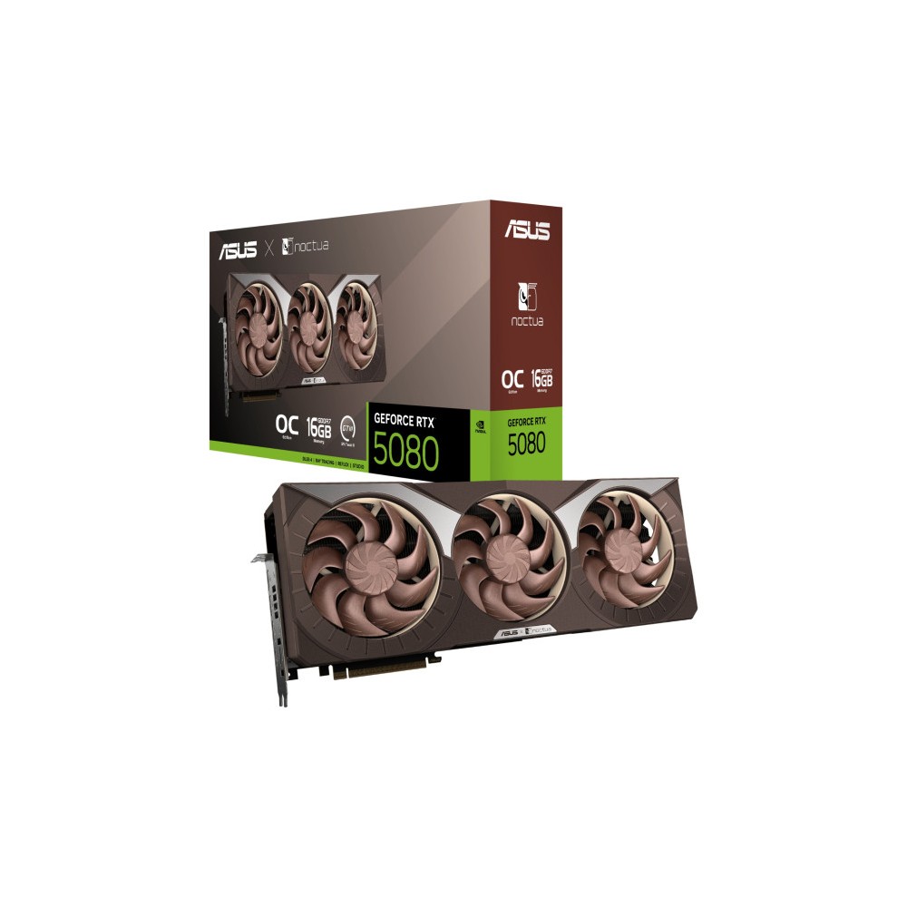 VGA ASUS GEFORCE RTX 5080 NOCTUA OC EDITION 16GB GDDR7