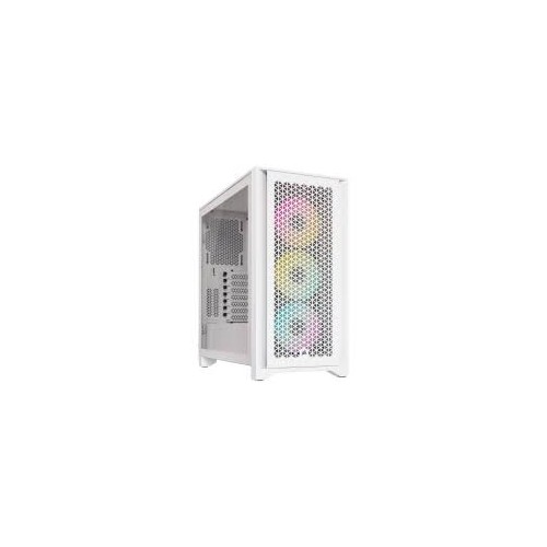 CASE CORSAIR 4000D RGB Airflow Tempered Glass - Bianco con Finestra