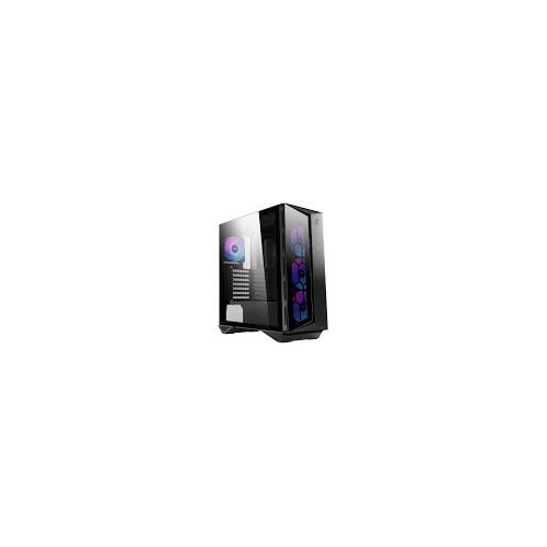CASE MSI 100R PZ, Global, 2xUSB 3.2 Gen 1, Type-C, 3x120mm ARGB Reverse Blade Fan