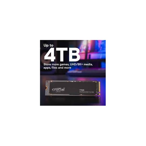 SSD CRUCIAL 4TB T705 PCle 5.0 x4 M.2 NVME