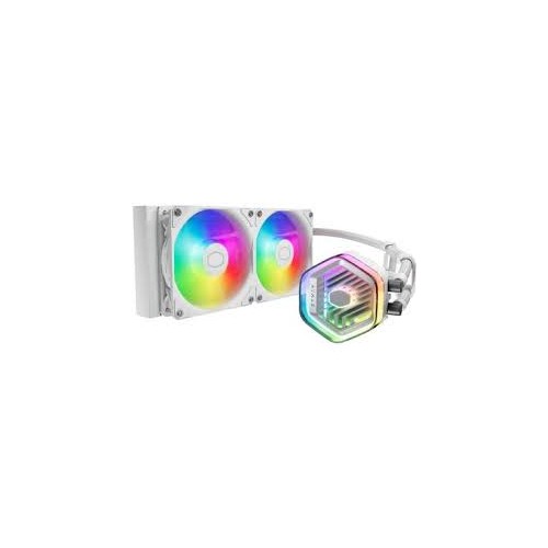 DISSIPATORE A LIQUIDO COOLER MASTER MASTERLIQUID PL240 FLUX WHITE EDITION ARGB LIQUID