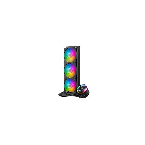 DISSIPATORE COOLER MASTER A LIQUIDO 3 VENTOLE MOBIUS 120 ARGB SCHERMO LCD PERS DA 2.1 POLLICI