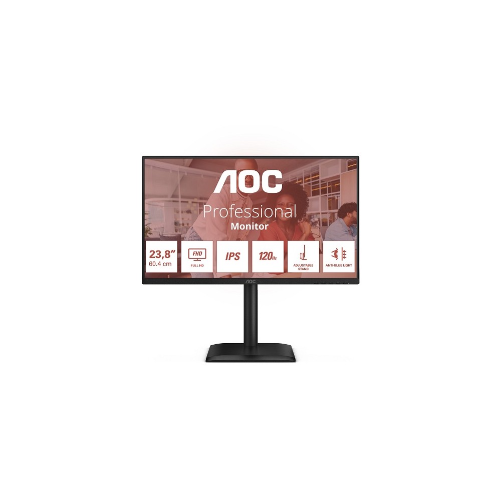 MONITOR AOC 23,8 LED IPS FHD VGA/DP/HDMI