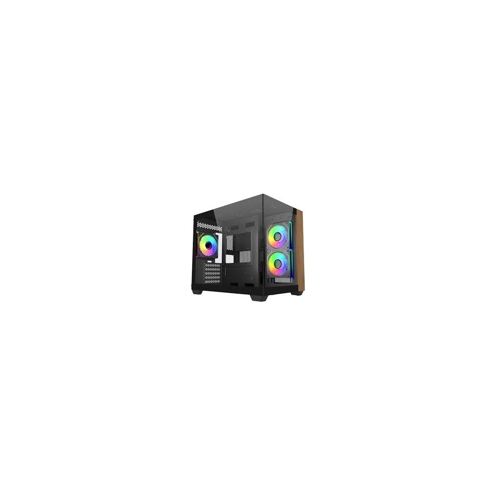 CASE COOLER MASTERLITE 481 WOOD, NERO