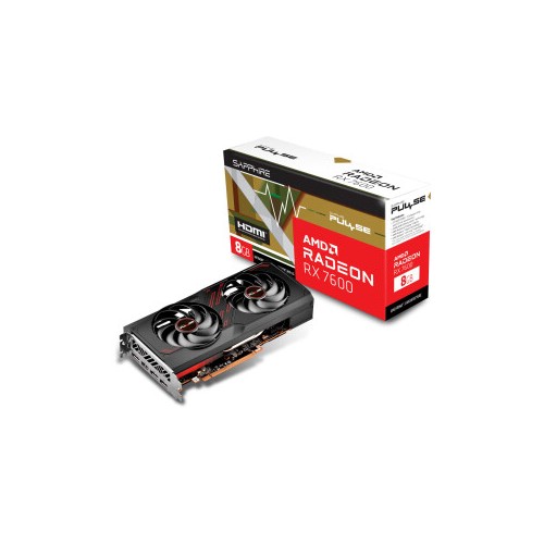 VGA SAPPHIRE PULSE RADEON RX 7600 8GB Gaming GDDR6 (UEFI)