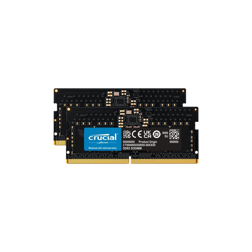 SO DIMM DDR5 KIT 16GB 2x8GB 5600MHZ CRUCIAL CL46