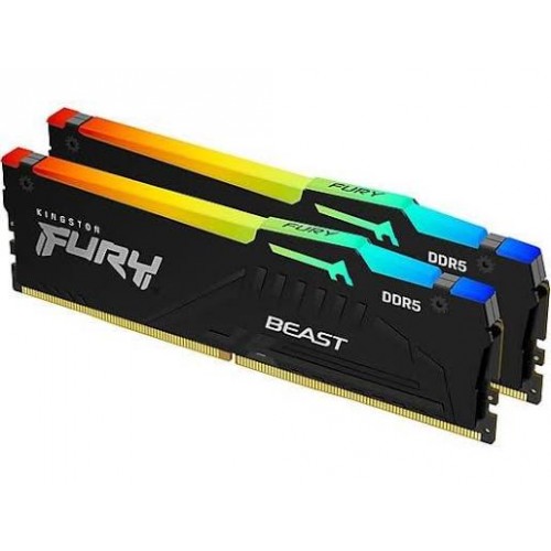 DDR5 32GB KINGSTON Technology FURY Beast RGB memory module 16 GB 2 x 8GB 6000 MHz