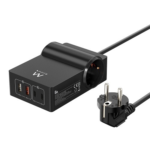 CARICATORE PORTATILE EWENT USB 65W GaN