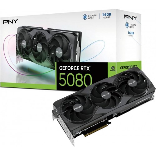 VGA PNY GEFORCE RTX 5080 16GB GDDR7 TRIPLE FAN DLSS 4