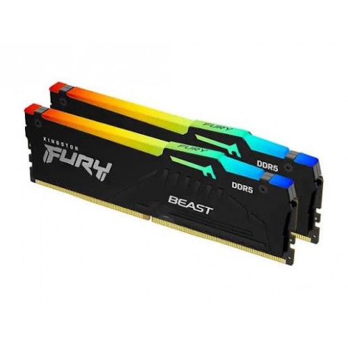 DDR5 32GB KIT 2x16GB 5600MHZ KINGSTON FURY BEAST RGB